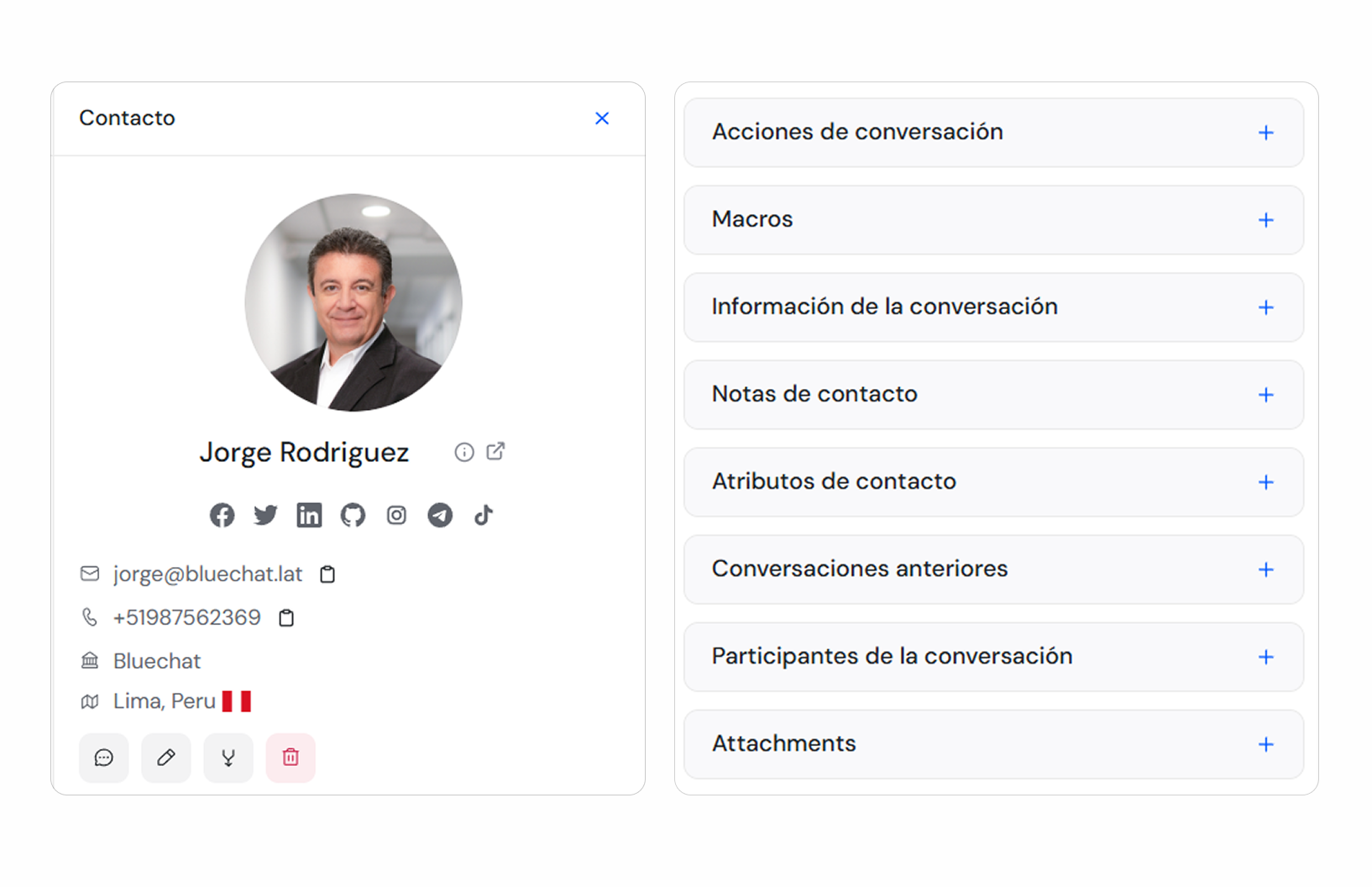 CRM integrado